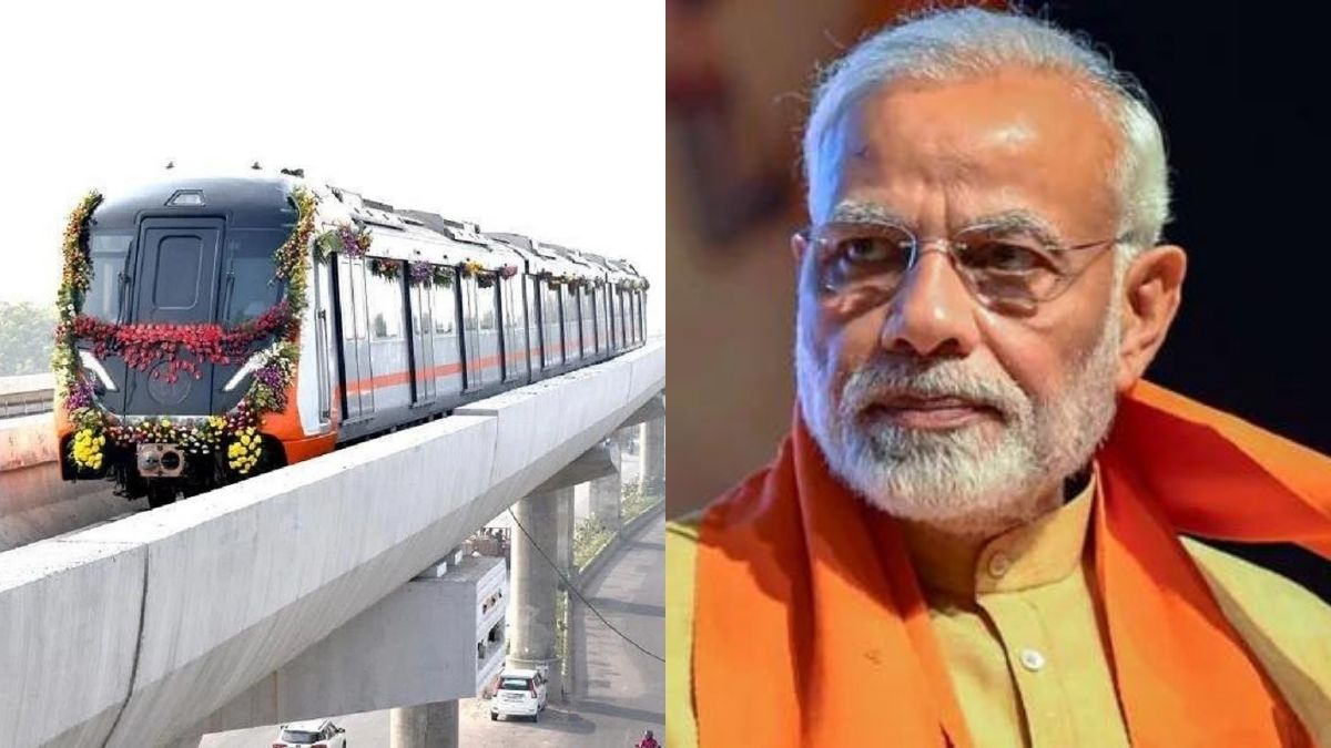 narendra modi and metro
