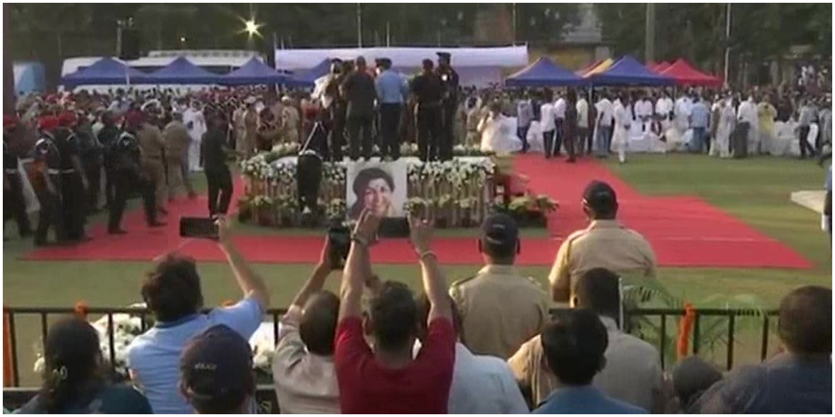 Lata Mangeshkar Funeral