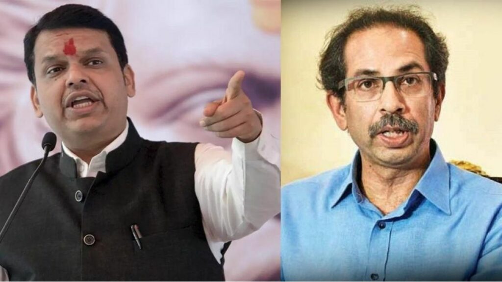 devendra fadnvis and thakare