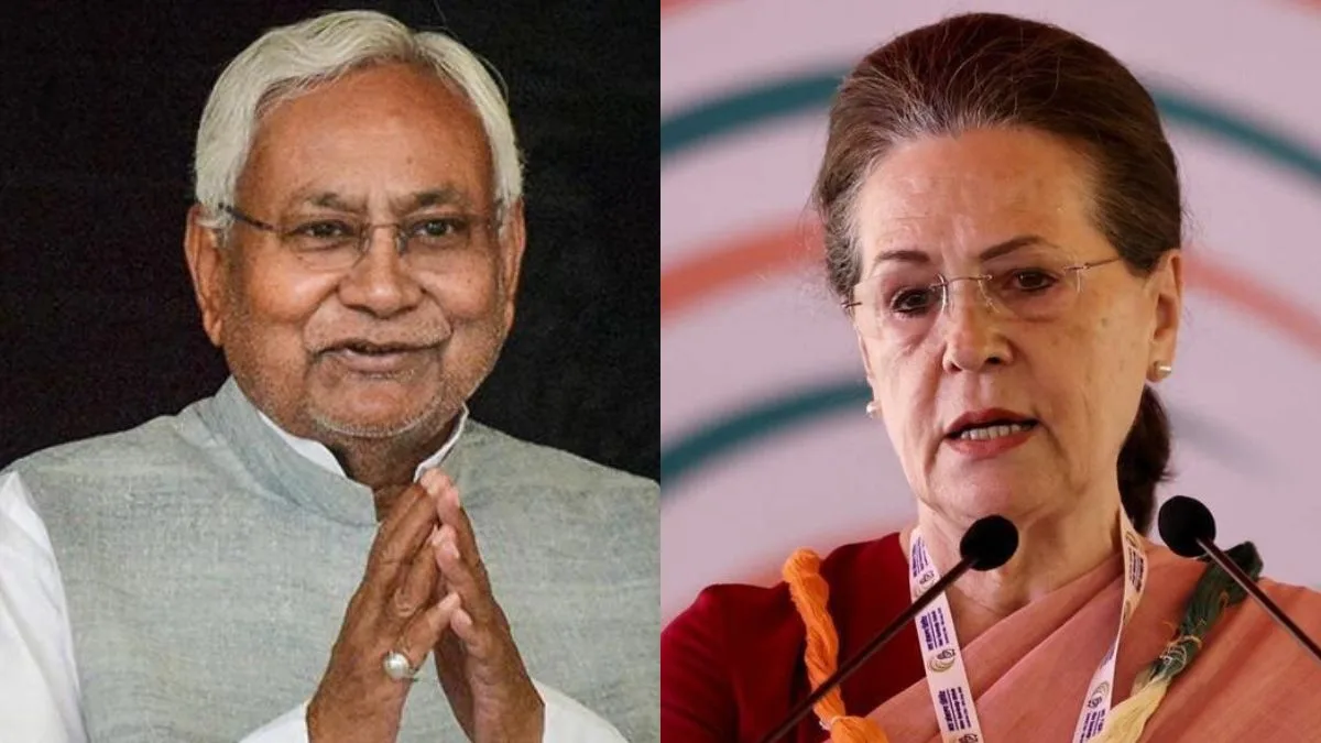 Nitish Kumar Soniya Gandhi
