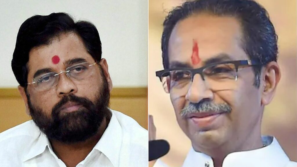 udhhav thakare and cm eknath shinde