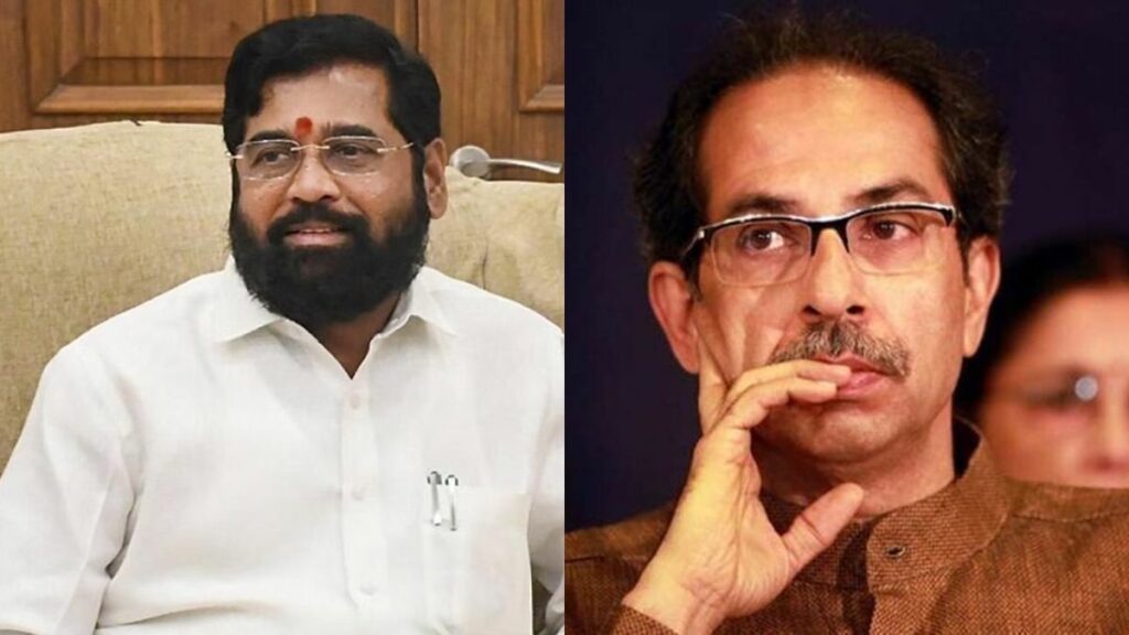 Eknath Shinde Uddhav Thackeray