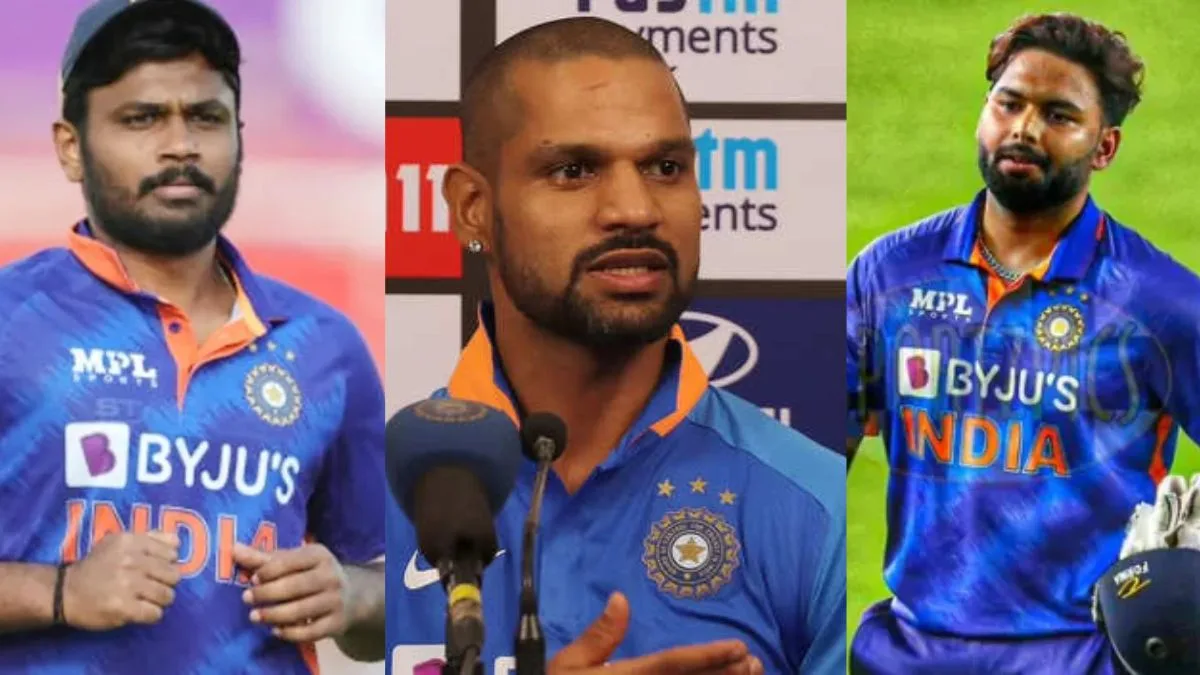 rushabh pant,shikhar shavan,sanju samsang