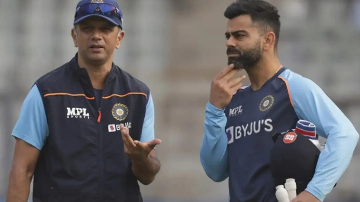 rahul dravid virat kohli
