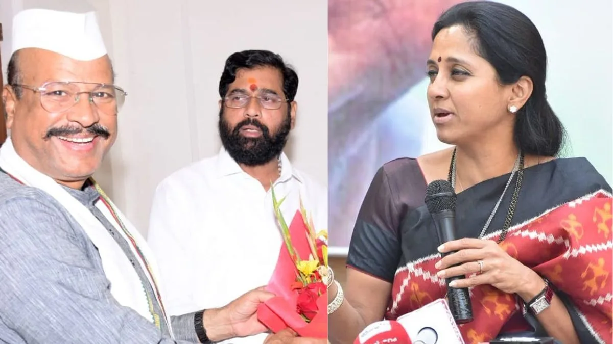 supriya sule eknath shinde