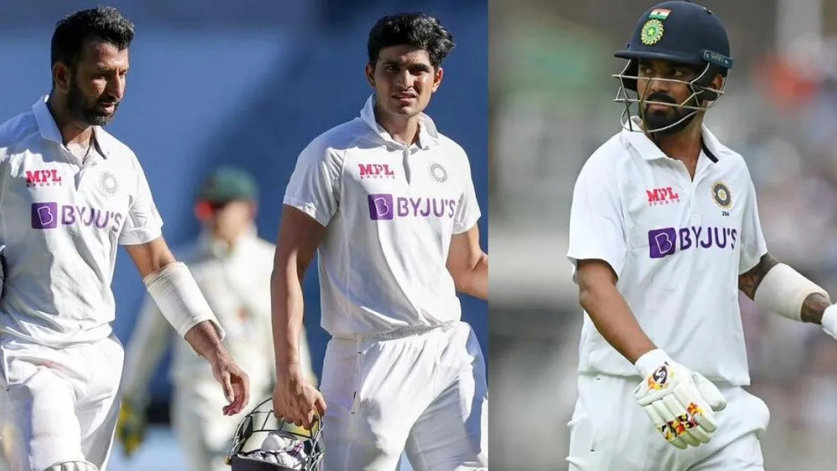 chetewhar pujara kl rahul shubhaman gill