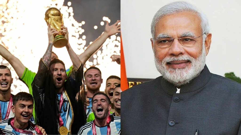 messi naredra modi